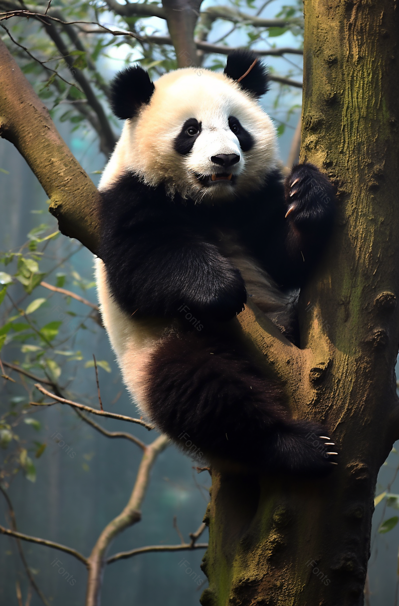 黑白熊猫可爱治愈活泼动物,高清,摄影图,摄影图片,图片大全,摄影图免费下载